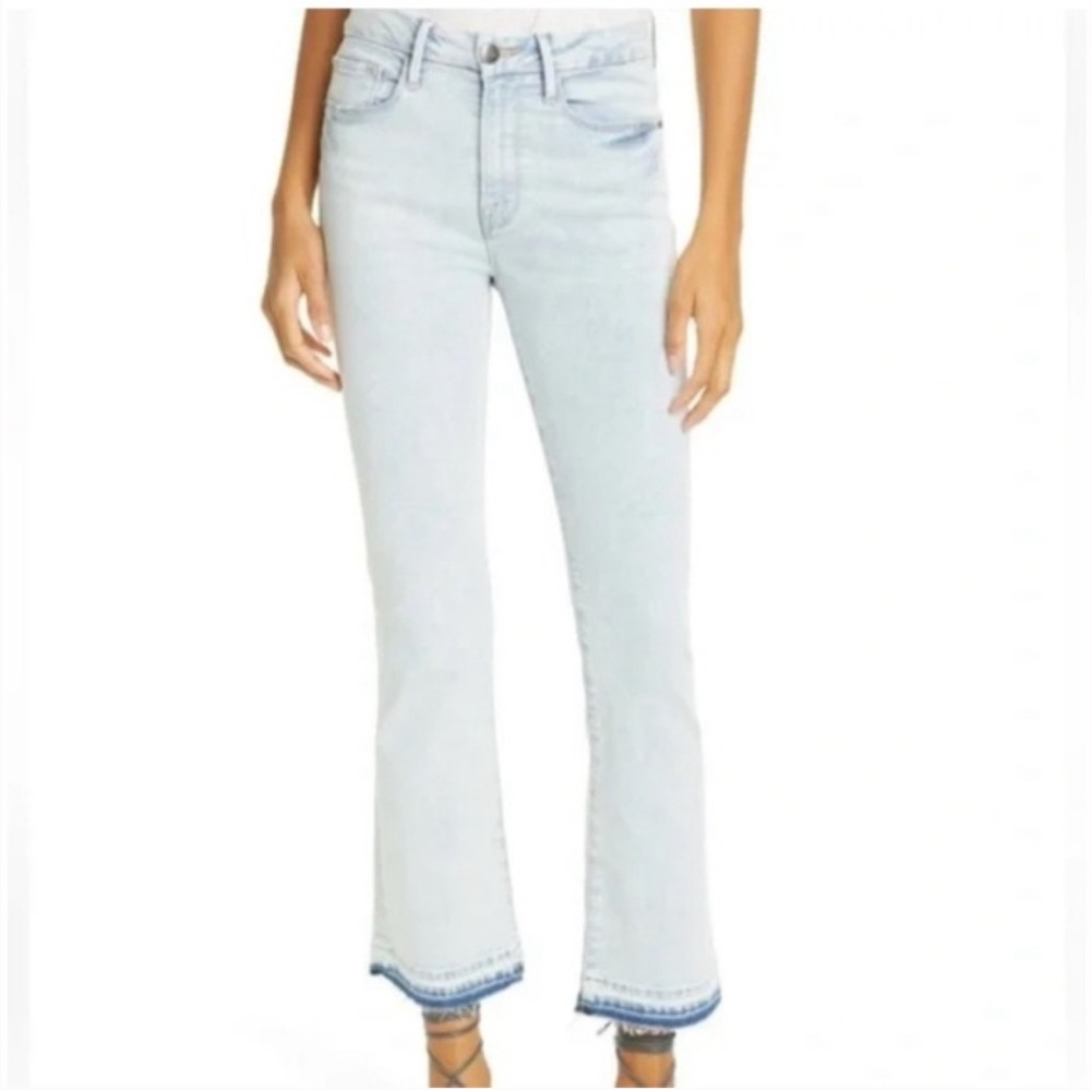 Frame Denim Le Crop Mini Boot Jeans | Size 25 | Pali Acid Wash